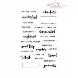 Studio L2E WANDERLUST stamp set